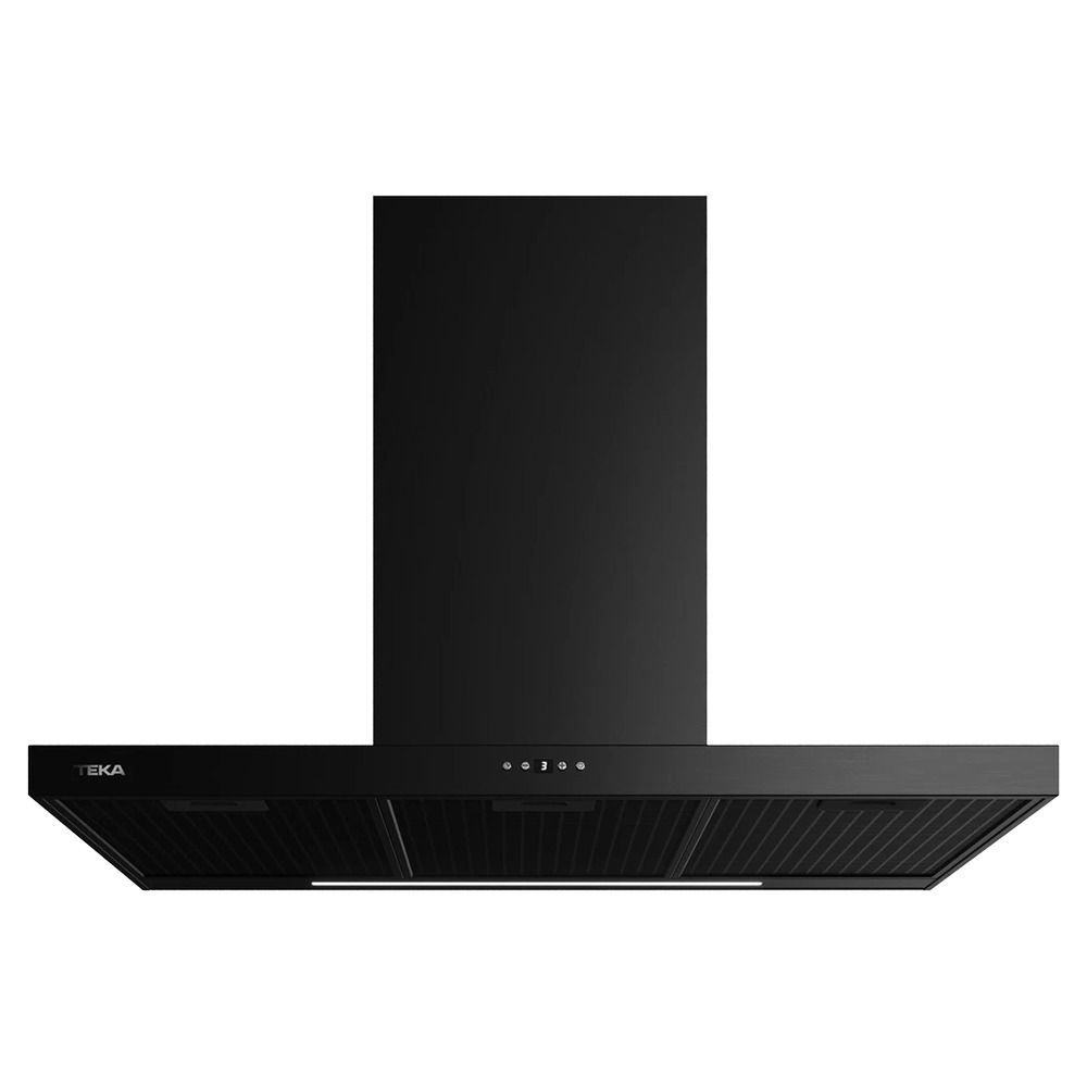 شفاط جداري ديكوري أفقي من تيكا DSH 986 BK - ٩٠ سم (عرض) - أسود مطفي