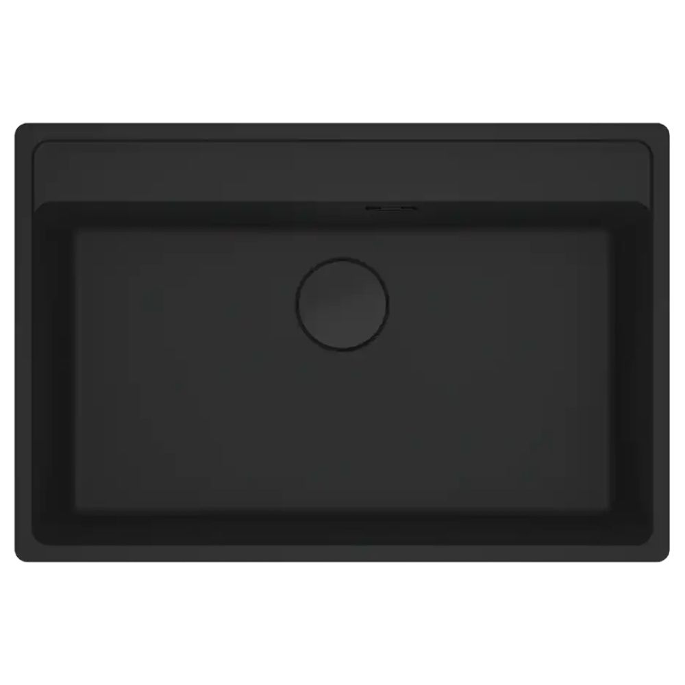 Franke Undercounter Single Bowl Kitchen Sink 76(L) x 51(W) x 20(D) cm - Black