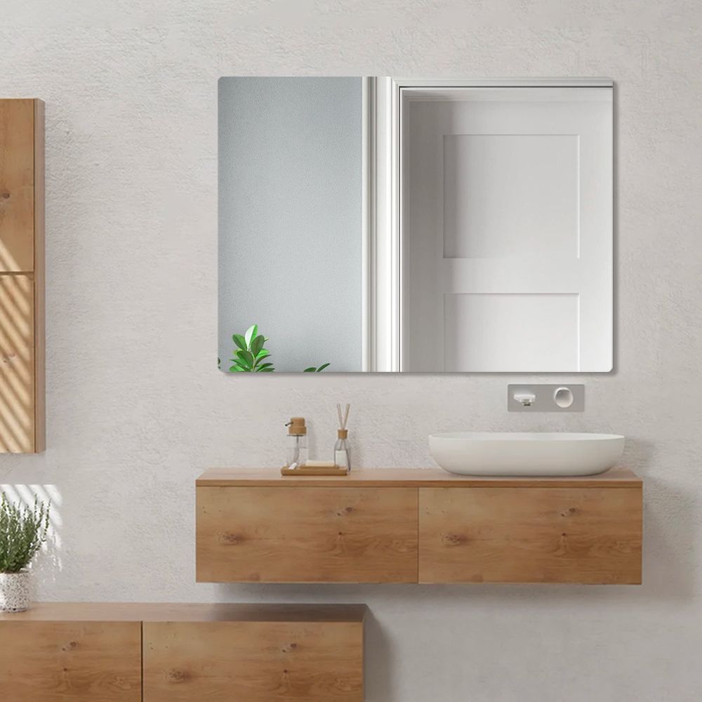 Bernstein Rectangle Bathroom Wall Mirror - 90cm (W)